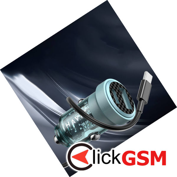 Havit - Car charger (CC2016) - Type-C, USB, PD30W, 3A - Blue