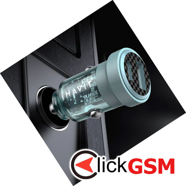 Havit - Car charger (CC2016) - Type-C, USB, PD30W, 3A - Blue