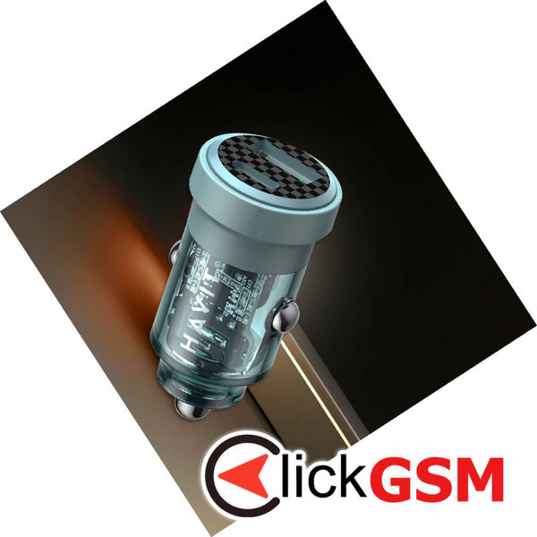 Havit - Car charger (CC2016) - Type-C, USB, PD30W, 3A - Blue