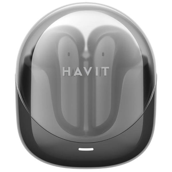Havit - Wireless Earbuds Modern Buds (TW974) - for Gaming, Microphone, Bluetooth 5.3, TWS, ENC, USB-C, 400mAh - Black