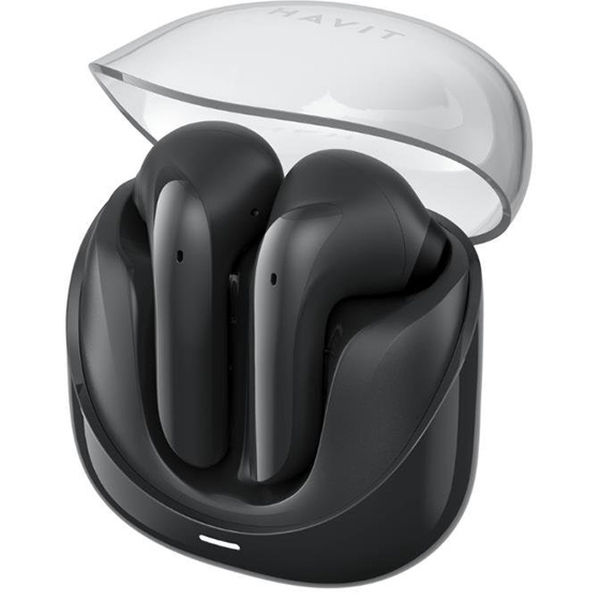 Havit - Wireless Earbuds Modern Buds (TW974) - for Gaming, Microphone, Bluetooth 5.3, TWS, ENC, USB-C, 400mAh - Black