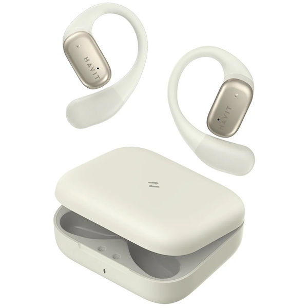 Havit - Wireless Earbuds (OWS902) - Open-Ear Earphones, with Microphone, Bluetooth 5.3, TWS, Type-C, 400mAh - Grey