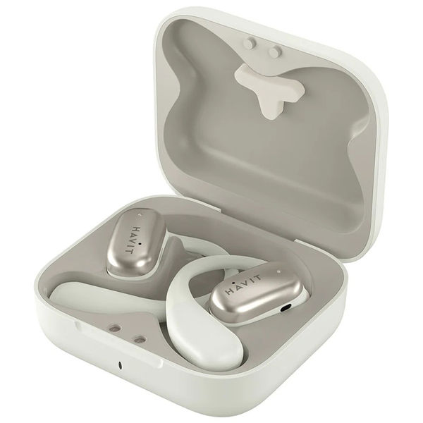 Havit - Wireless Earbuds (OWS902) - Open-Ear Earphones, with Microphone, Bluetooth 5.3, TWS, Type-C, 400mAh - Grey