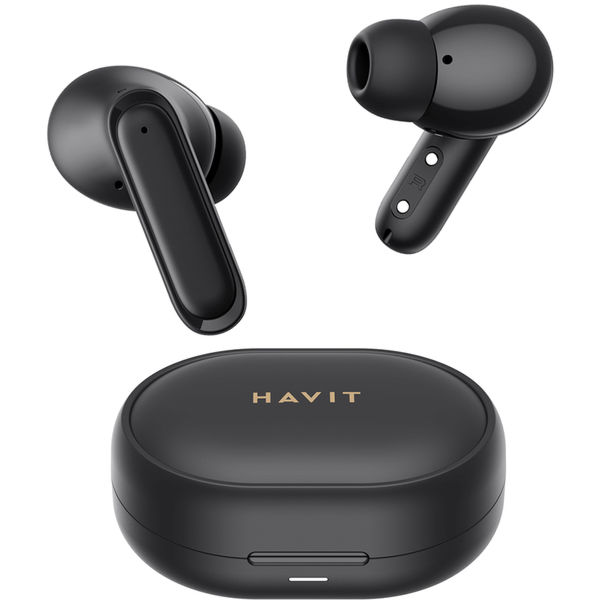 Havit - Wireless Earbuds (TW950) - with Microphone, Bluetooth 5.3, TWS, ENC, Type-C, 400mAh - Black