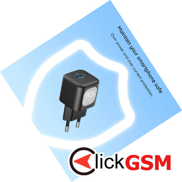 Havit - Wall Charger (UC230 EU) - Type-C, USB, 33W - Green