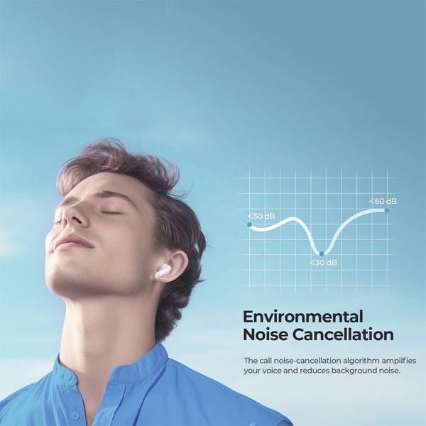 Havit - Wireless Earbuds (TW982) - Bluetooth 5.4, with Microphone, TWS, ENC, Type-C, 400mAh - Green