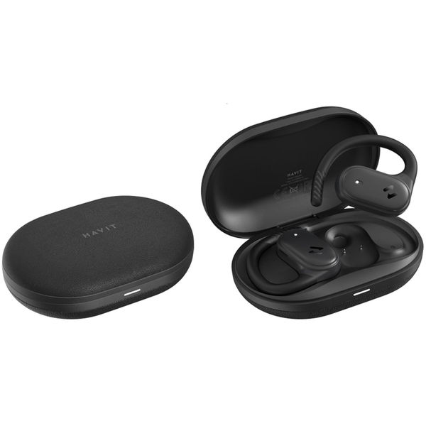 Havit - Wireless Earbuds (OWS915) - with Microphone, Bluetooth 5.4, TWS, ENC, IPX5, USB-C, 1000mAh, Havit Life App - Black