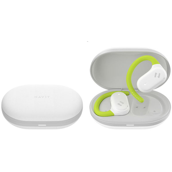 Havit - Wireless Earbuds (OWS915) - with Microphone, Bluetooth 5.4, TWS, ENC, IPX5, USB-C, 1000mAh, Havit Life App - White