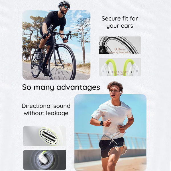 Havit - Wireless Earbuds (OWS915) - with Microphone, Bluetooth 5.4, TWS, ENC, IPX5, USB-C, 1000mAh, Havit Life App - White