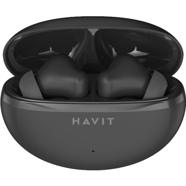 Havit - Wireless Earbuds (TW986) - In-ear, Bluetooth 5.4, with Microphone, TWS, ENC, Type-C, 400mAh - Black