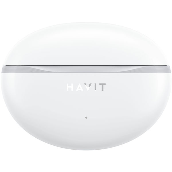 Havit - Wireless Earbuds (TW986) - In-ear, Bluetooth 5.4, with Microphone, TWS, ENC, Type-C, 400mAh - White