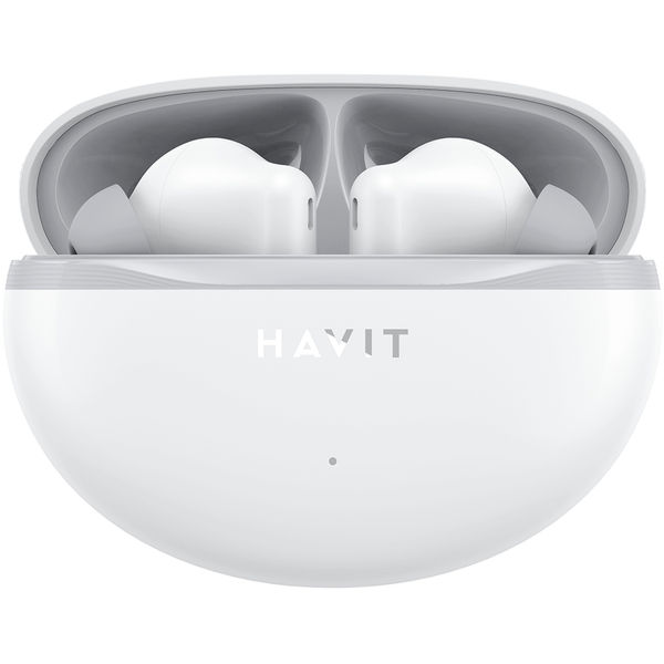 Havit - Wireless Earbuds (TW986) - In-ear, Bluetooth 5.4, with Microphone, TWS, ENC, Type-C, 400mAh - White