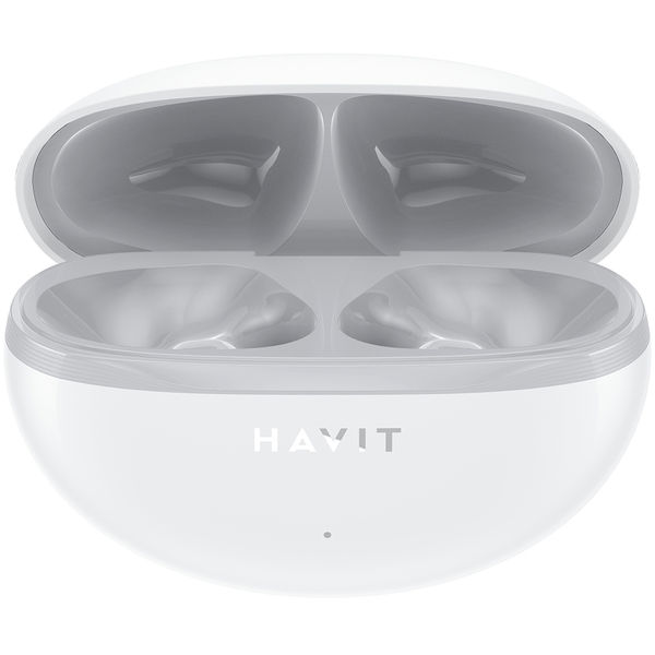 Havit - Wireless Earbuds (TW986) - In-ear, Bluetooth 5.4, with Microphone, TWS, ENC, Type-C, 400mAh - White