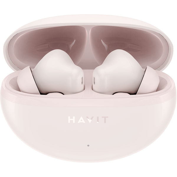 Havit - Wireless Earbuds (TW986) - In-ear, Bluetooth 5.4, with Microphone, TWS, ENC, Type-C, 400mAh - Pink