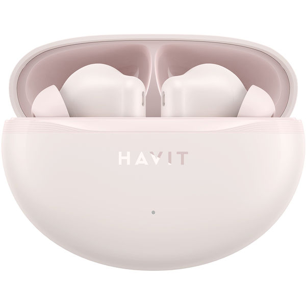 Havit - Wireless Earbuds (TW986) - In-ear, Bluetooth 5.4, with Microphone, TWS, ENC, Type-C, 400mAh - Pink