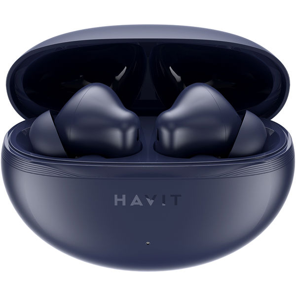 Havit - Wireless Earbuds (TW986) - In-ear, Bluetooth 5.4, with Microphone, TWS, ENC, Type-C, 400mAh - Blue