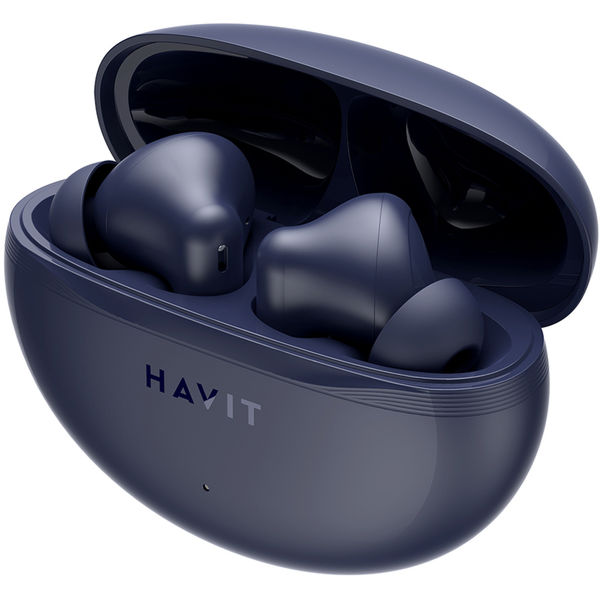 Havit - Wireless Earbuds (TW986) - In-ear, Bluetooth 5.4, with Microphone, TWS, ENC, Type-C, 400mAh - Blue