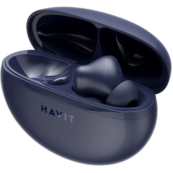 Havit - Wireless Earbuds (TW986) - In-ear, Bluetooth 5.4, with Microphone, TWS, ENC, Type-C, 400mAh - Blue