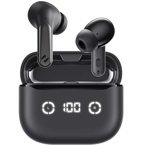 Havit - Wireless Earbuds (TW984) - Bluetooth 5.4, ANC, Digital Display, True Wireless, Type-C, 420mAh, Havit Life App - Black