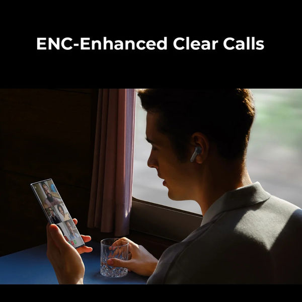 Havit - Wireless Earbuds (TW984) - Bluetooth 5.4, ANC, Digital Display, True Wireless, Type-C, 420mAh, Havit Life App - Black