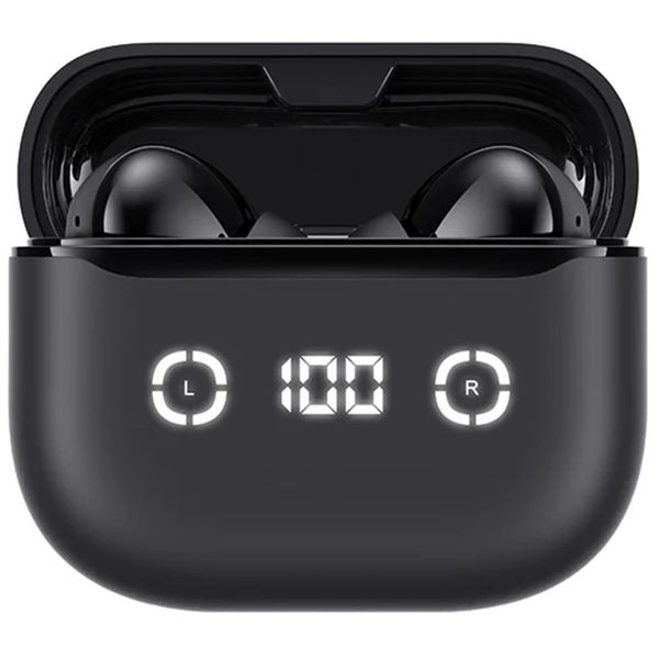 Havit - Wireless Earbuds (TW984) - Bluetooth 5.4, ANC, Digital Display, True Wireless, Type-C, 420mAh, Havit Life App - Black