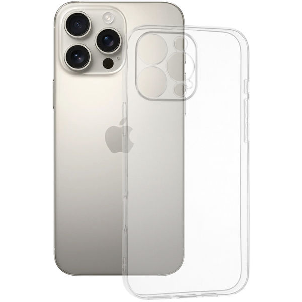 Techsuit - Clear Silicone - iPhone 16 Pro Max - Transparent