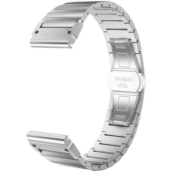 Techsuit - Watchband QuickFit 26mm (W012) - Garmin Fenix 3/3 HR/5X/5X Plus/6X/6X Pro/7X/7X Pro Solar - Silver