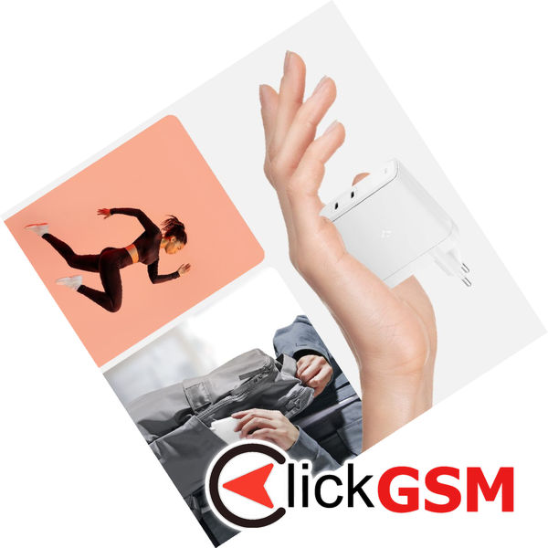 Spigen - Wall Charger Arcstation Pro (1402) - Fast Charging, 2 x Type-C, GaN, 140W- White