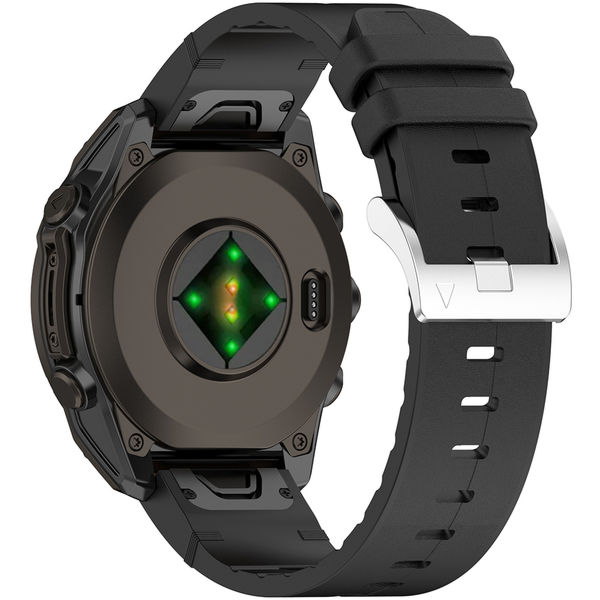 Techsuit - Watchband QuickFit 26mm (W071) - Garmin Fenix 3/3 HR/5X/5X Plus/6X/6X Pro/7X/7X Pro Solar - Black