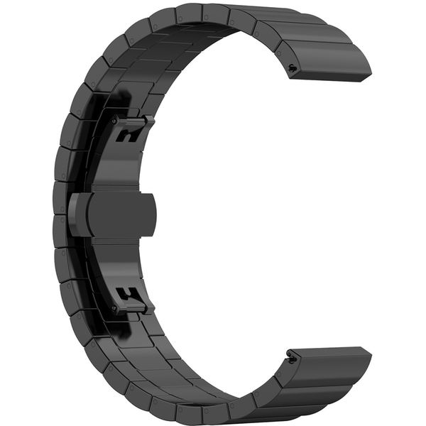 Techsuit - Watchband (W012) - Apple Watch 1/2/3/4/5/6/7/8/9/10/SE/SE 2/Ultra/Ultra 2 (42/44/45/46/49mm) - Black