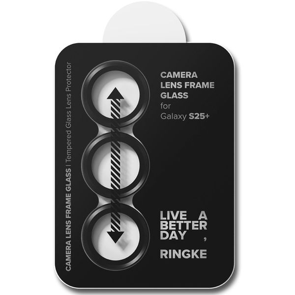 Ringke - Camera Lens Frame Glass - Samsung Galaxy S25 Plus - Black