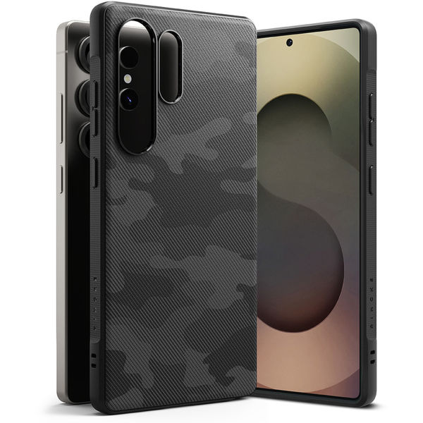 Ringke - Onyx Design - Samsung Galaxy S25 Ultra - Camo Black