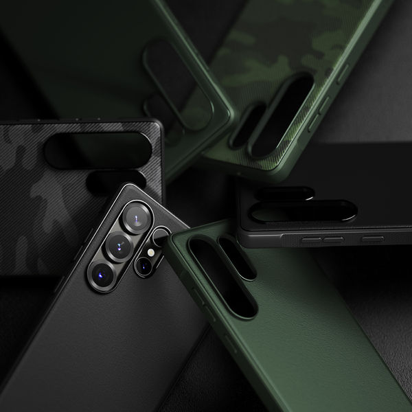 Ringke - Onyx Design - Samsung Galaxy S25 Ultra - Camo Black