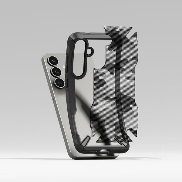 Ringke - Fusion X Design - Samsung Galaxy S25 Plus - Camo Black