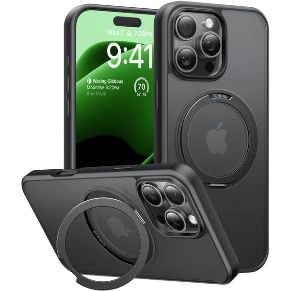 Torras - Ostand Pro Series - iPhone 16 Pro - Black