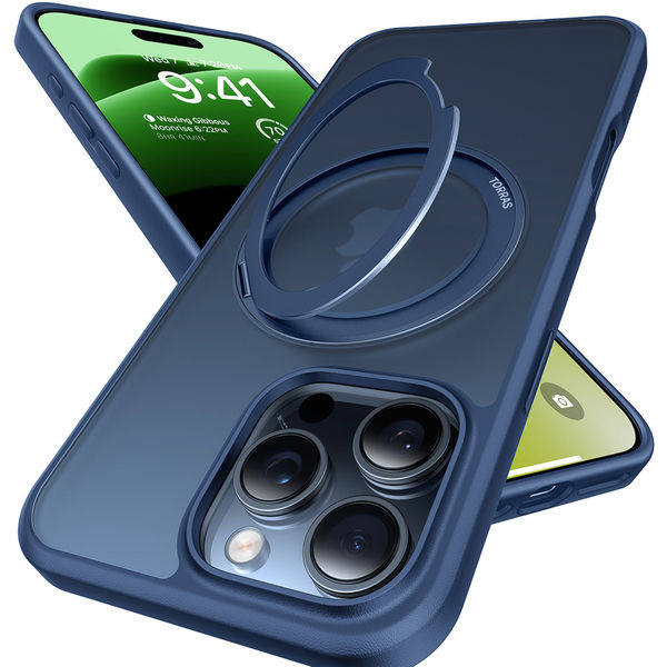Torras - Ostand Pro Series - iPhone 16 Pro - Navy Blue