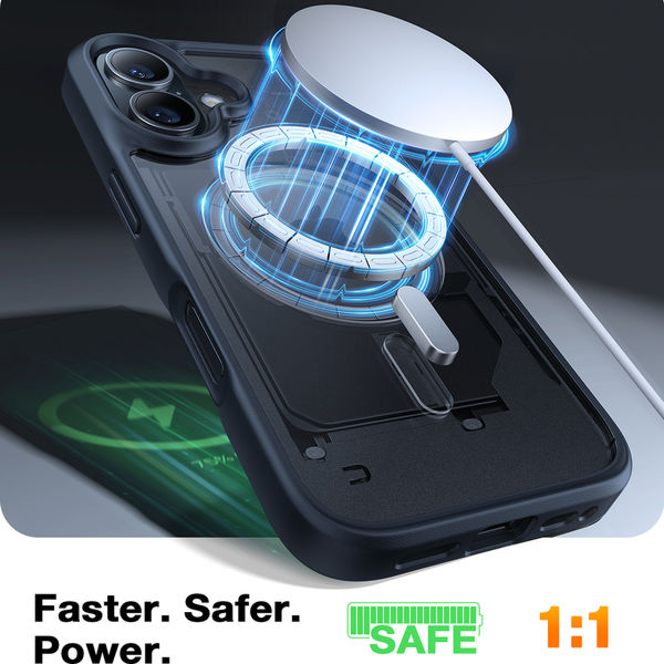 Torras - Guardian Magnetic Series - iPhone 16 - Black