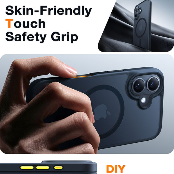 Torras - Guardian Magnetic Series - iPhone 16 - Black