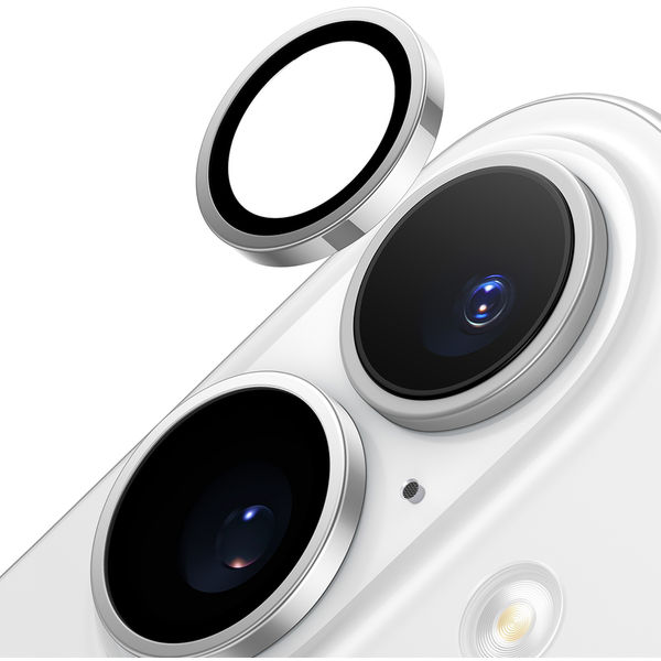 Torras - Lensguard Camera Protector - iPhone 16 Plus - Titanium Grey