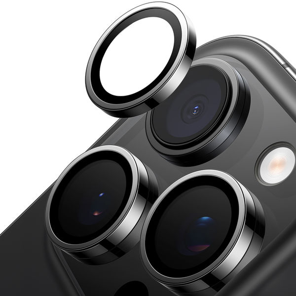 Torras - Lensguard Camera Protector - iPhone 16 Pro Max - Black