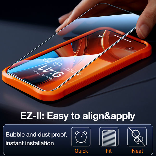 Torras - GlassGo Epic Privacy - iPhone 15 Pro Max - Black