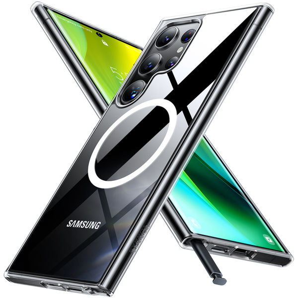 Torras - Diamond MagSafe Series - Samsung Galaxy S24 Ultra - Clear