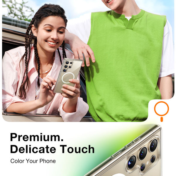 Torras - Diamond MagSafe Series - Samsung Galaxy S24 Ultra - Clear