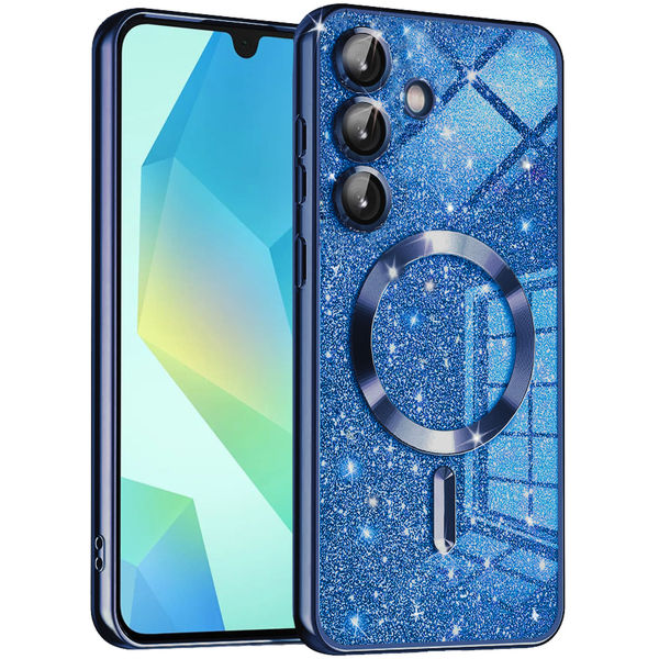 Techsuit - Luxury Glitter MagSafe - Samsung Galaxy A16 4G / A16 5G - Deep Blue