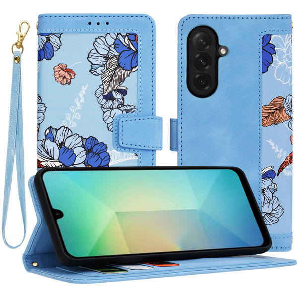 Techsuit - FlipCraft - Samsung Galaxy A26 5G - Vibrant Blue