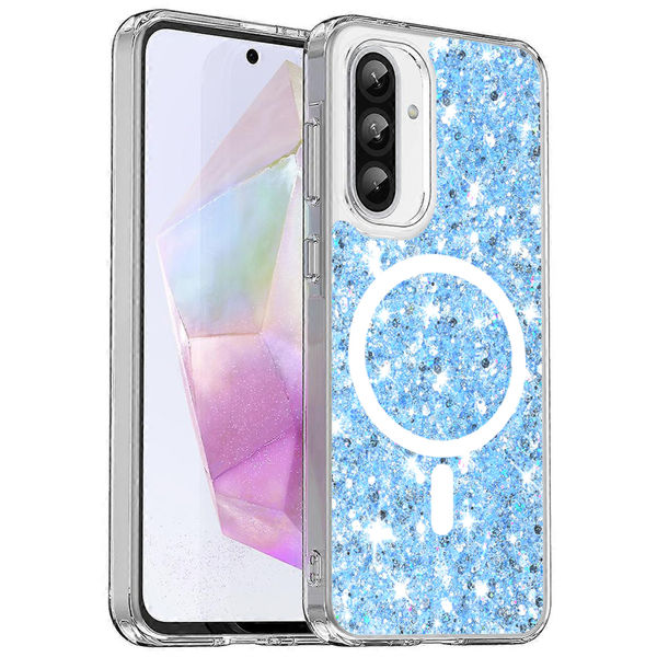 Techsuit - Sparkly Glitter MagSafe - Samsung Galaxy A36 5G / A56 5G - Blue