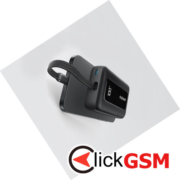 Anker - Power Bank Zolo (A1688H21) - Type-C, USB, 10000mAh, 30W, with Type-C Cable - White