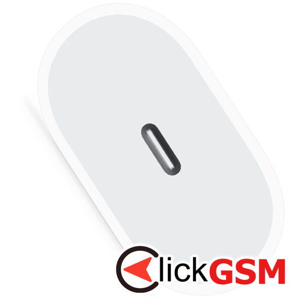 Apple - Original Wall Charger (MUVV3ZM/A) - USB-C, 20W, Fast Charging - White (Blister Packing)