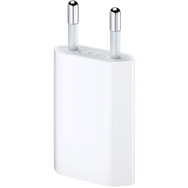 Apple - Original Wall Charger A2118 (MGN13ZM/A) - USB, 5W - White (Blister Packing)