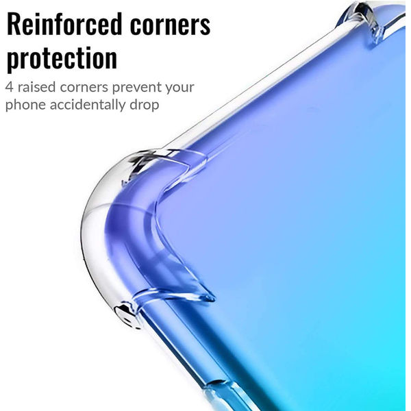 Techsuit - Shockproof Clear Silicone - Huawei P Smart 2019 - Clear